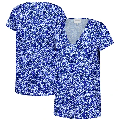 Women's Smith & Quinn  Blue Kentucky Wildcats Blake V-Neck T-Shirt