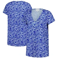 Women's Smith & Quinn  Blue Kentucky Wildcats Blake V-Neck T-Shirt