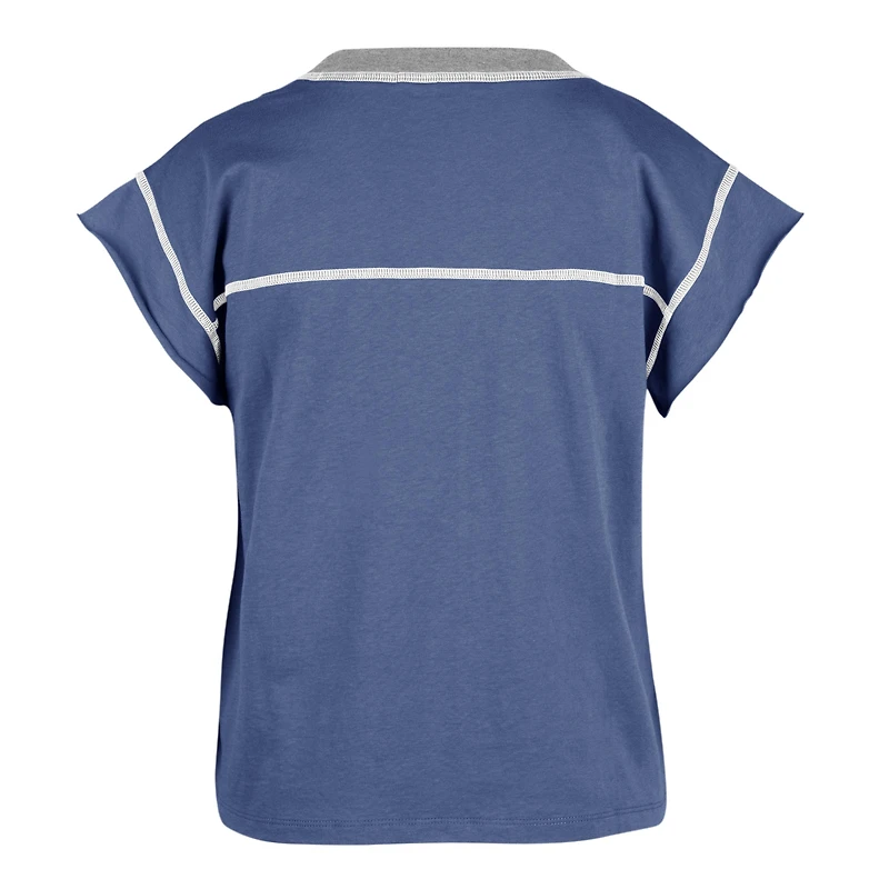 T-shirt pour femme '47 Royal Kentucky Wildcats Sound Up Maya Cutoff