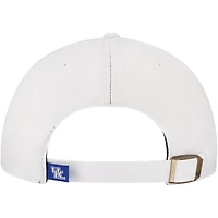 Casquette ajustable blanche Kentucky Wildcats Pensacola Clean Up pour femme '47