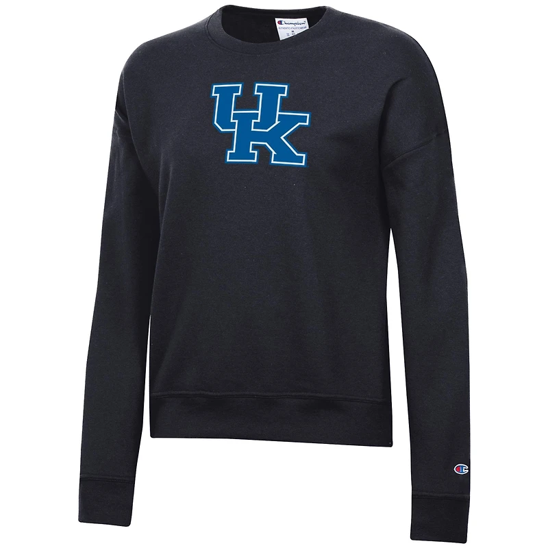 Women's Champion Black Kentucky Wildcats Powerblend Sweatshirt