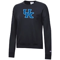 Women's Champion Black Kentucky Wildcats Powerblend Sweatshirt