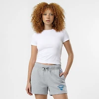 Women's Champion  Gray Kentucky Wildcats Powerblend Elastic Waist Shorts