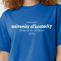 Women's Champion Royal Kentucky Wildcats Home Wordmark T-Shirt