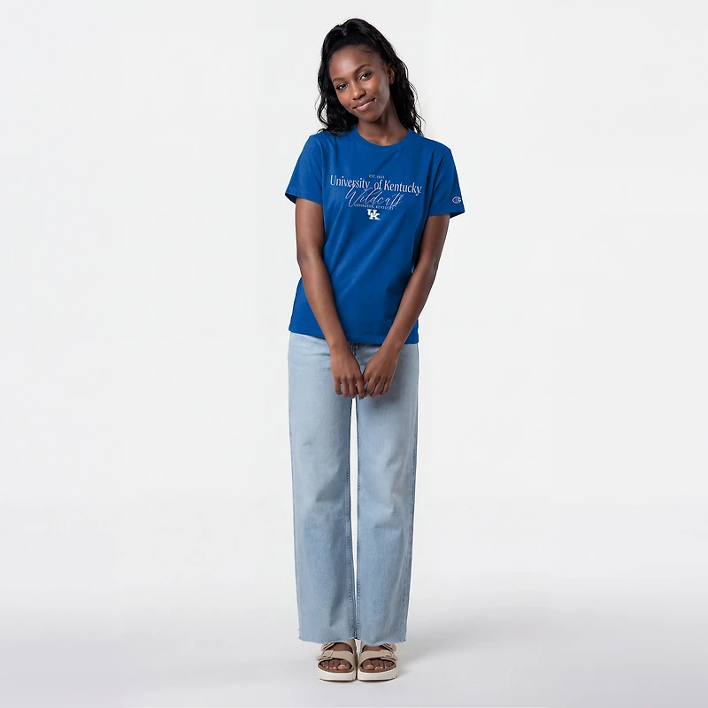 Women's Champion Royal Kentucky Wildcats Lifestyle T-Shirt