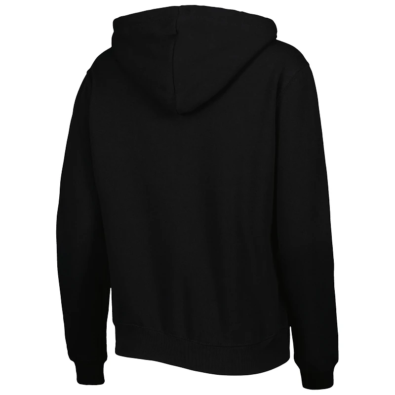 Women's Colosseum Black Kentucky Wildcats Arch & Logo Pullover Hoodie
