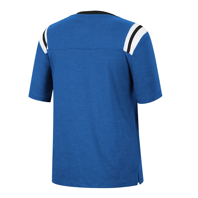 T-shirt Colosseum Heathered Royal Kentucky Wildcats 15 min Early Football pour femme