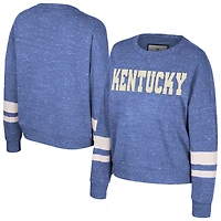 Sweat-shirt à enfiler pour femme Colosseum Royal Kentucky Wildcats Lost City Speckle
