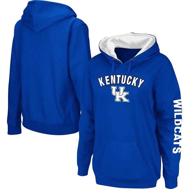 Sweat à capuche Colosseum Royal Kentucky Wildcats Loud and Proud pour femme