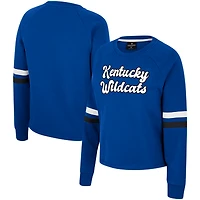 Sweat-shirt raglan Colosseum Royal Kentucky Wildcats Talent Competition pour femmes