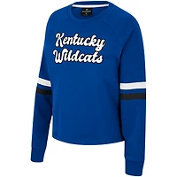 Sweat-shirt raglan Colosseum Royal Kentucky Wildcats Talent Competition pour femmes