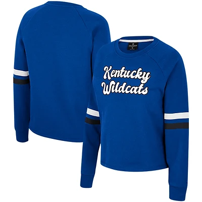 Sweat-shirt raglan Colosseum Royal Kentucky Wildcats Talent Competition pour femmes