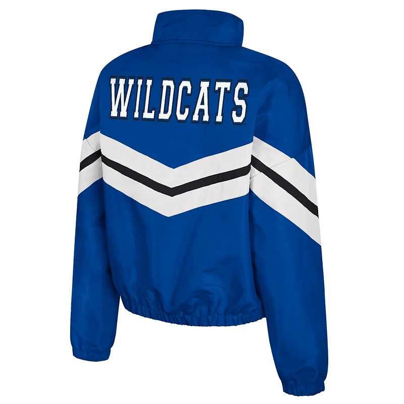 Coupe-vent à fermeture éclair intégrale Thin Ice pour femme Colosseum Royal Kentucky Wildcats