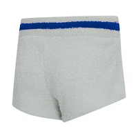 Ensemble sweat à capuche et short manches longues Whitley pour femme, gris/bleu royal, des Wildcats du Kentucky