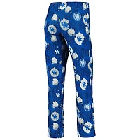 Women's Concepts Sport Royal Kentucky Wildcats Tinsel Ugly Sweater Long Sleeve T-Shirt & Pants Sleep Set