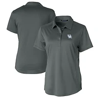 Polo extensible texturé Prospect pour femme, gris, des Kentucky Wildcats, Cutter & Buck