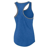 Women's Fanatics Heather Royal Kentucky Wildcats Fuel Racerback Tank Top