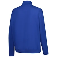 Women's Fanatics Royal/White Kentucky Wildcats Plus Quarter-Zip Pullover
