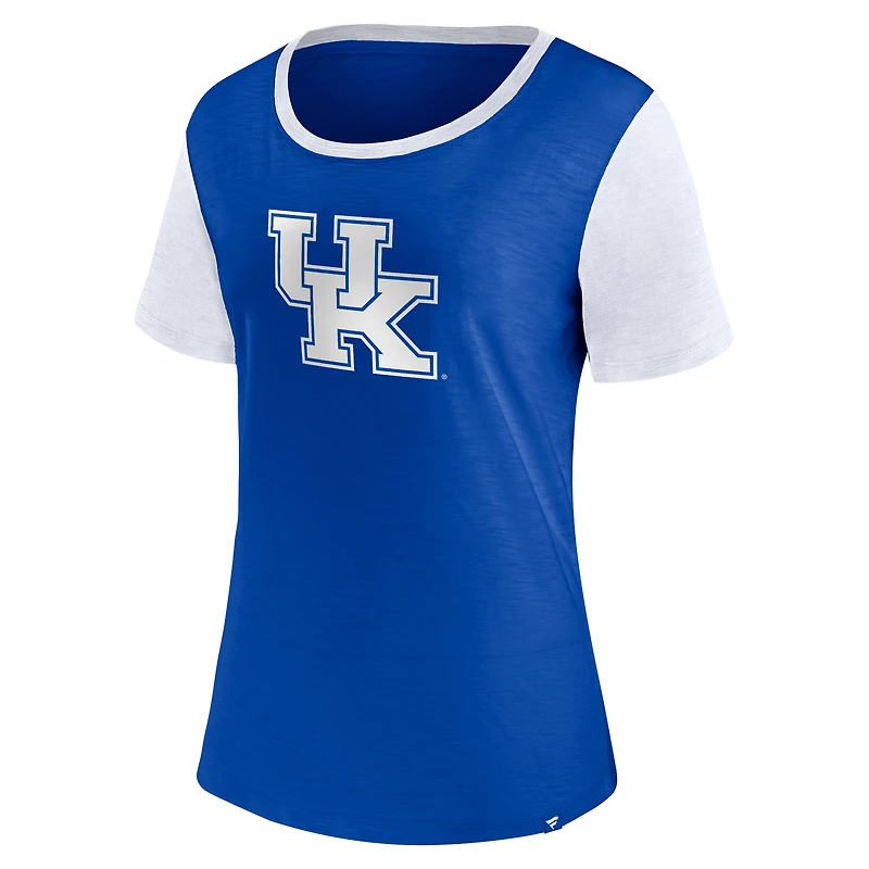 T-shirt Carver Fanatics Royal Kentucky Wildcats pour femmes