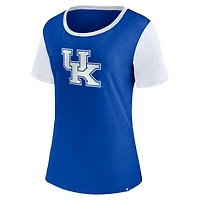 T-shirt Carver Fanatics Royal Kentucky Wildcats pour femmes