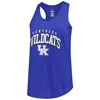 Women's Fanatics Royal Kentucky Wildcats Plus Arch Tank Top