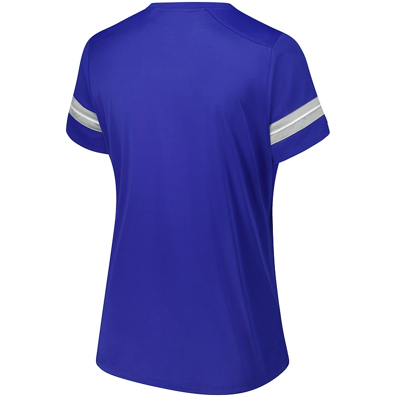 T-shirt à lacets pour femme Fanatics Royal Kentucky Wildcats, grande taille, Overtime Readiness