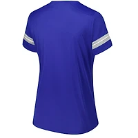 T-shirt à lacets pour femme Fanatics Royal Kentucky Wildcats, grande taille, Overtime Readiness