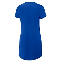 Robe t-shirt drapée froncée Fanatics Royal Kentucky Wildcats pour femme