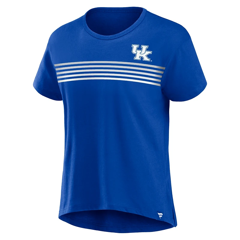 Women's Fanatics Royal Kentucky Wildcats Tie Breaker T-Shirt