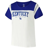 T-shirt Winning Gear blanc pour femmes Fanatics Kentucky Wildcats grande taille