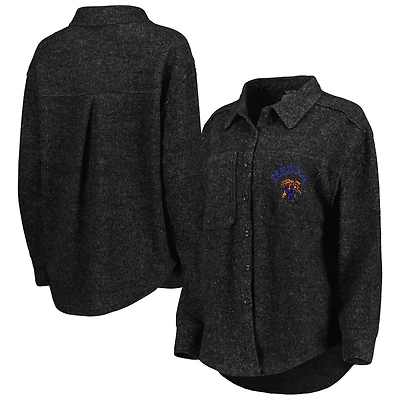 Chandail boutonné à trois mélanges Switch It Up des Kentucky Wildcats pour femme, noir, Gameday Couture