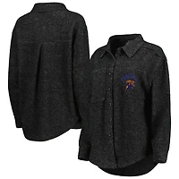 Chandail boutonné à trois mélanges Switch It Up des Kentucky Wildcats pour femme, noir, Gameday Couture