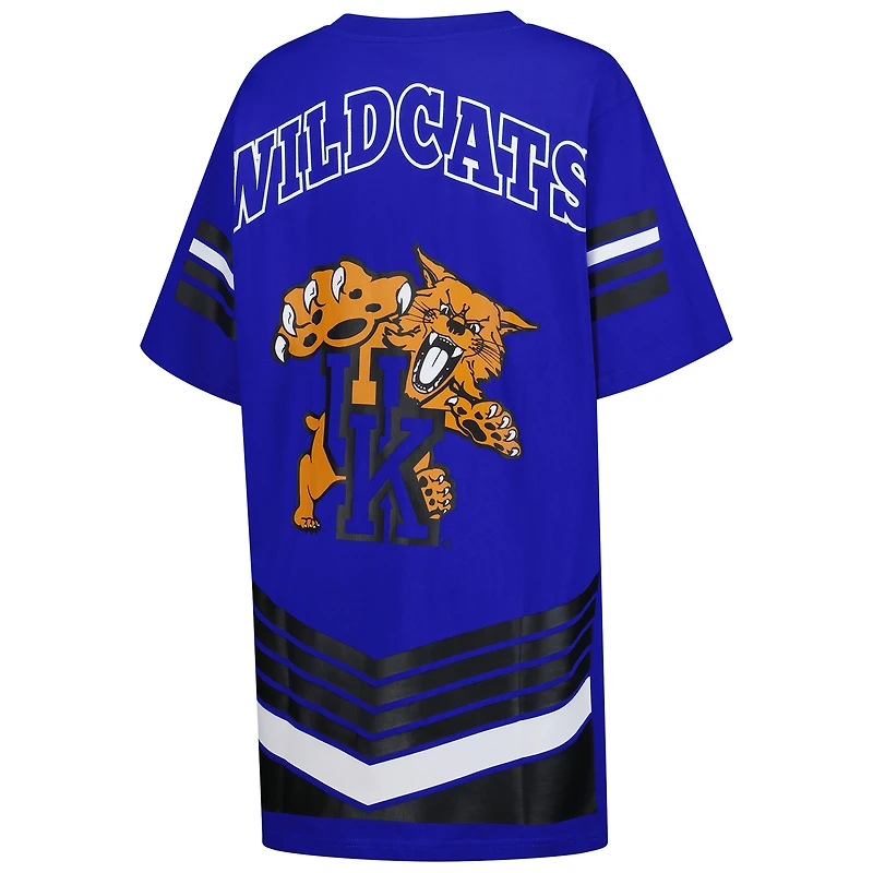 Women's Gameday Couture Royal Kentucky Wildcats Perfect Score Mini T-Shirt Dress