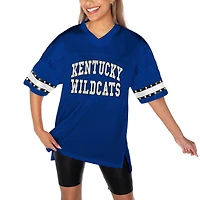 Women's Gameday Couture Royal Kentucky Wildcats Until Kickoff Rhinestone Fashion T-Shirt