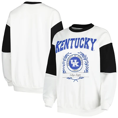 Sweat A capuche Gameday Couture pour femmes, blanc, Kentucky Wildcats, It's Vibe Dolman