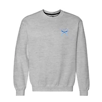 Sweat-shirt à col rond Kentucky Wildcats Classic Merry Christmas Tree pour femme, gris chiné