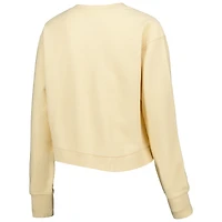 Sweat-shirt en bois à cordon pour femme League Collegiate Wear Crème Kentucky Wildcats Classic Campus