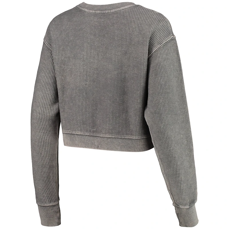 Sweat-shirt à enfiler classique en bois avec cordon pour femme League Collegiate Wear Graphite Kentucky Wildcats