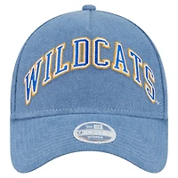 Casquette ajustable New Era en denim Kentucky Wildcats A-Frame 9FORTY pour femme