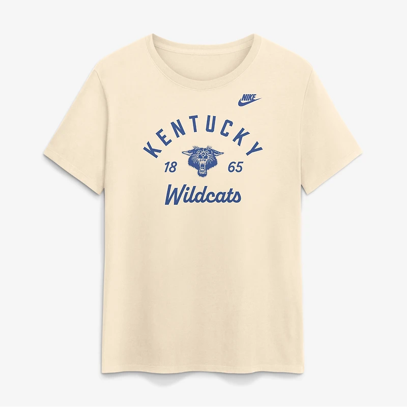 Women's Nike Natural Kentucky Wildcats Legacy Team Name T-Shirt