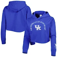 Sweat à capuche court Nike Kentucky Wildcats 2-Hit pour femme