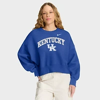 Sweat-shirt surdimensionné Nike Royal Kentucky Wildcats Phoenix Arch pour femme