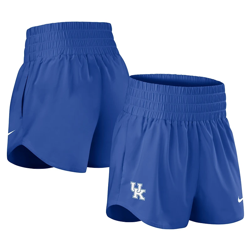 Short taille haute Nike Royal Kentucky Wildcats Performance One Dri-FIT pour femme