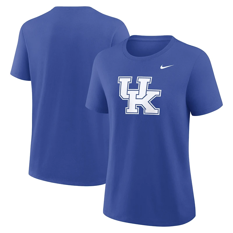 T-shirt Nike pour femmes avec logo principal des Royal Kentucky Wildcats