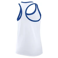 Débardeur Nike blanc Kentucky Wildcats Uni Name Tri-Blend Dri-FIT pour femme