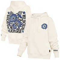 Sweat à capuche crème Pressbox pour femmes Kentucky Wildcats Elena Janise