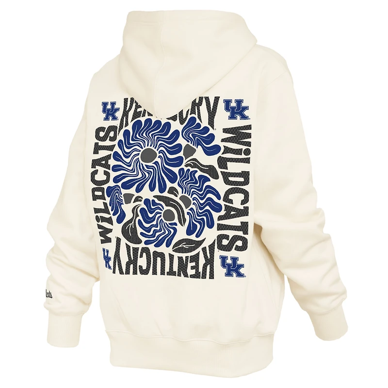 Women's Pressbox  Cream Kentucky Wildcats Elena Janise Hoodie