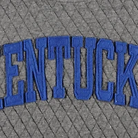 Sweat-shirt matelassé Pressbox Heather Charcoal Kentucky Wildcats Moose pour femme