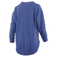 Women's Pressbox  Royal Kentucky Wildcats Blitz Long Sleeve T-Shirt