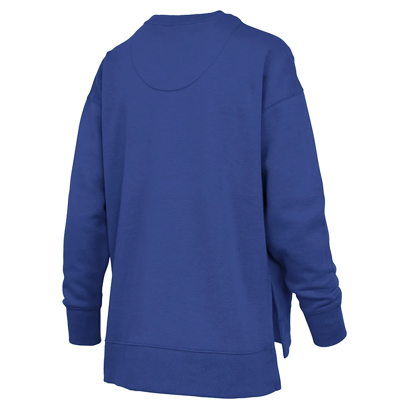 Sweat-shirt en chenille Harper pour femme Pressbox Royal Kentucky Wildcats Bonanza